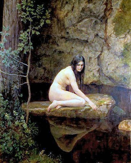 John Collier The water nymph oil painting image